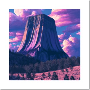 Devil's Tower in Wyoming Posters and Art